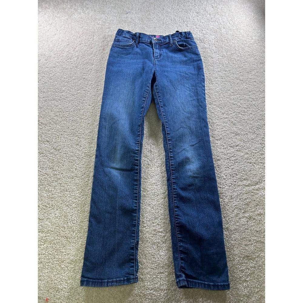 The Children's Place‎ Skinny Jeans Girls Size 14 Adjustable Waist Dark Wash